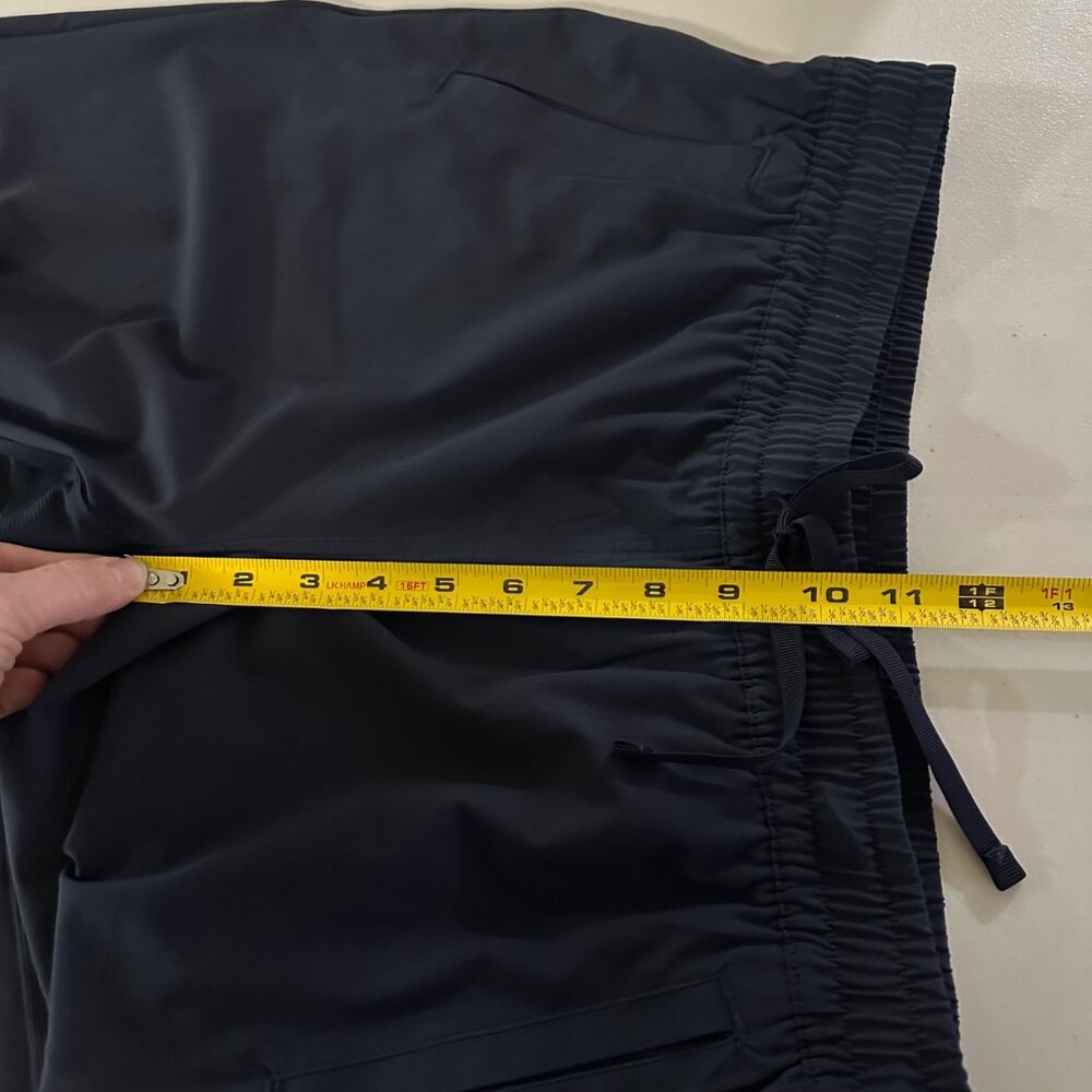 Talbots Navy Blue Crop Performance Quick Dry Pants Womens size Medium Petite NEW - Picture 11 of 11
